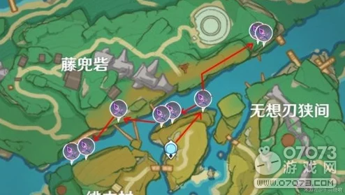 原神稻妻鸣草采集最佳路线攻略，轻松获取珍贵资源