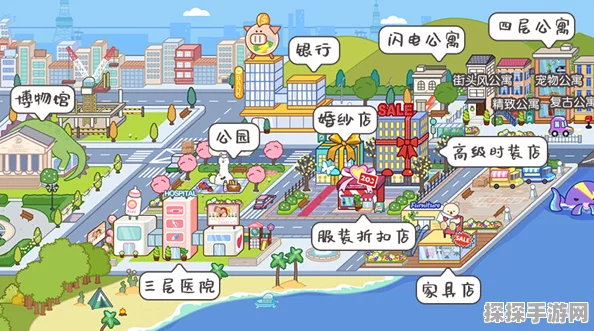 米加小镇世界自建房新版本发布，打造你的梦幻小镇，享受休闲模拟乐趣