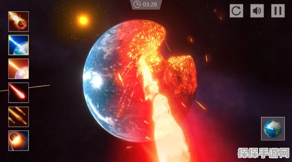 手游资讯，全新星球毁灭模拟游戏星球爆炸模拟器全解锁版震撼发布