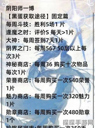 手游资讯，阴阳师六星式神转换符有效期详解