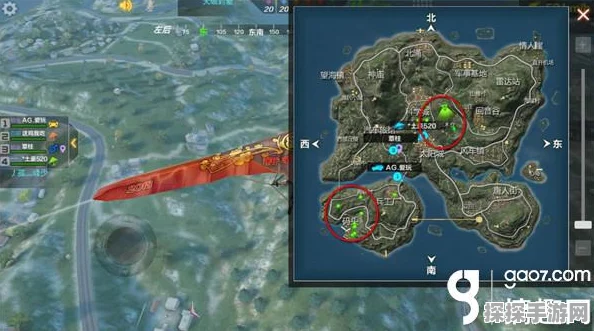 穿越火线手游新海岛西侧深度解析，最新航线落点选择与策略抉择指南