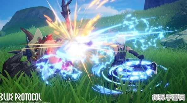 万代南梦宫MMORPG蓝色协议实机演示，回避攻击动作惊艳亮相