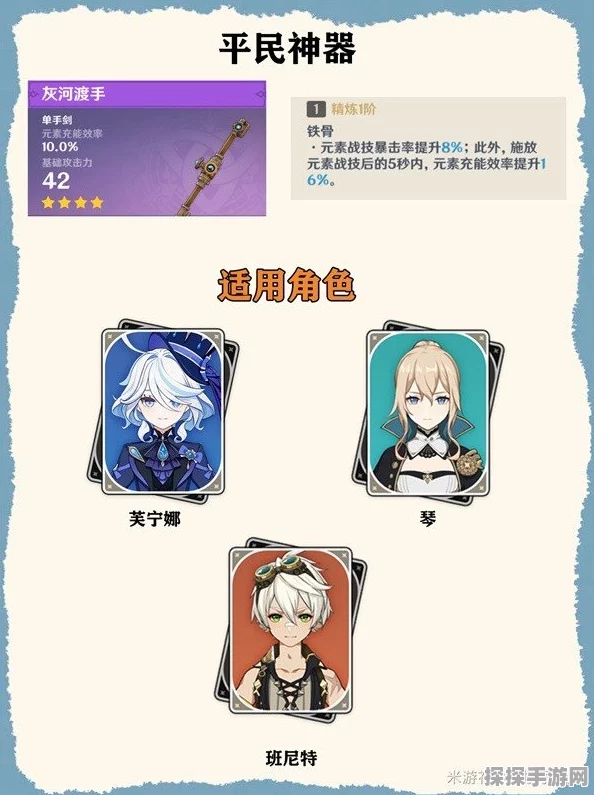 原神灰河渡手角色揭秘，新版本更新内容全览与深度解析