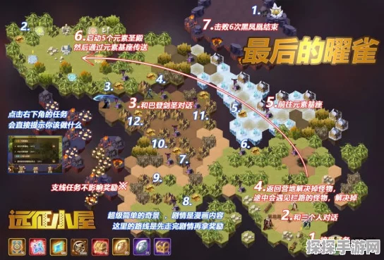 手游资讯，剑与远征新版本揭秘，最后的曜雀图文路线攻略全解析