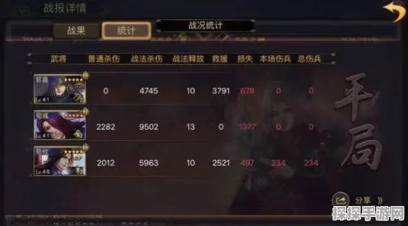 率土之滨0氪玩家武将选择指南
