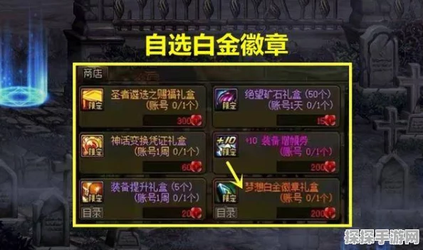 DNF手游资讯，白金徽章镶嵌攻略——Buff装与刷图装的最佳选择