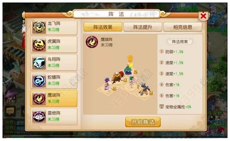 梦幻西游手游资讯，深度解析鹰啸阵阵法效果