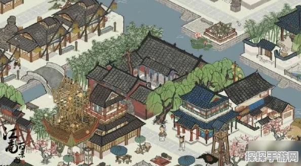 手游探索指南，揭秘江南百景图中毛竹林的所在