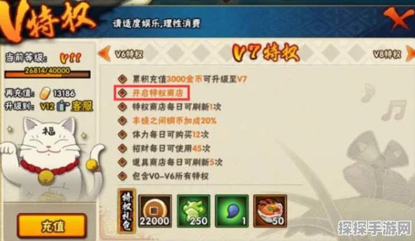 火影忍者手游新手特权商店购物指南，精选推荐助你快速成长