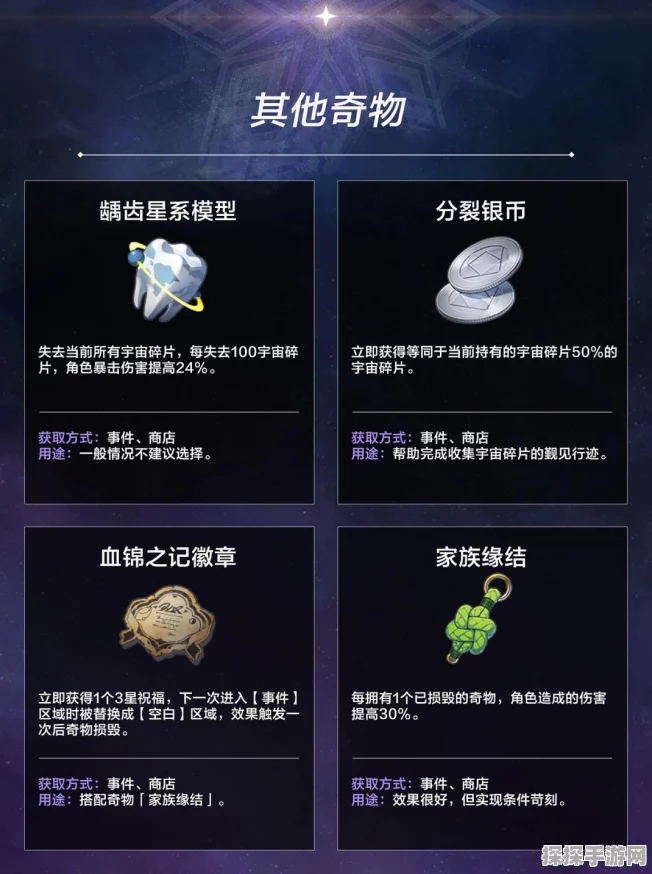 崩坏星穹铁道寰宇蝗灾全奇物收集攻略