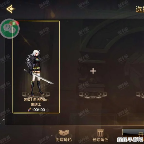 DNF手游纯黑色装扮震撼登场，时尚与个性的极致碰撞