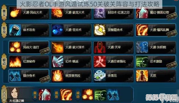 火影忍者OL手游55关忍者考试深度攻略资讯