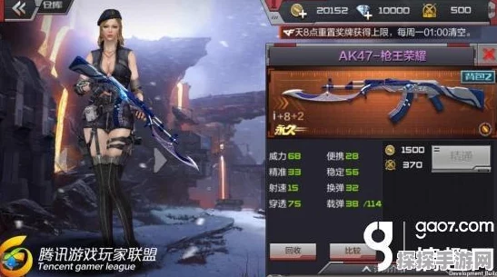 CF手游AK47枪王荣耀新版本震撼发布，荣耀加冕，枪王之选引领射击新风尚