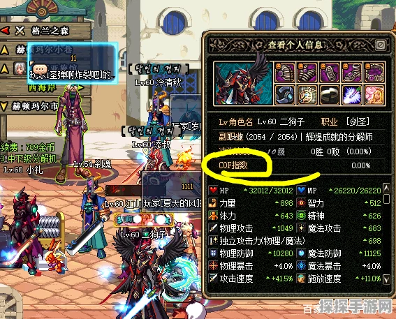 DNF COF指数深度解析，了解这一机制，助你畅享游戏乐趣