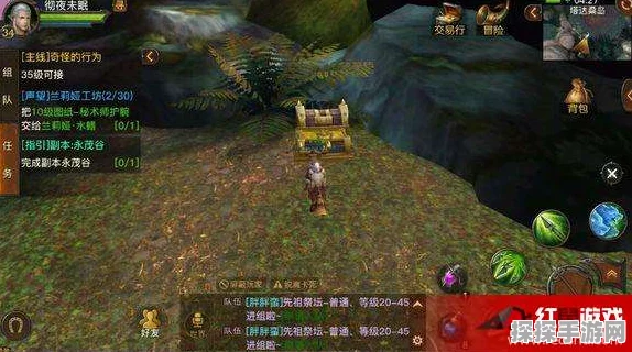 手游资讯，归龙潮中浦区宝箱位置全揭秘