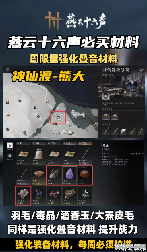 手游资讯，燕云十六声手游每周必买商品推荐深度解析