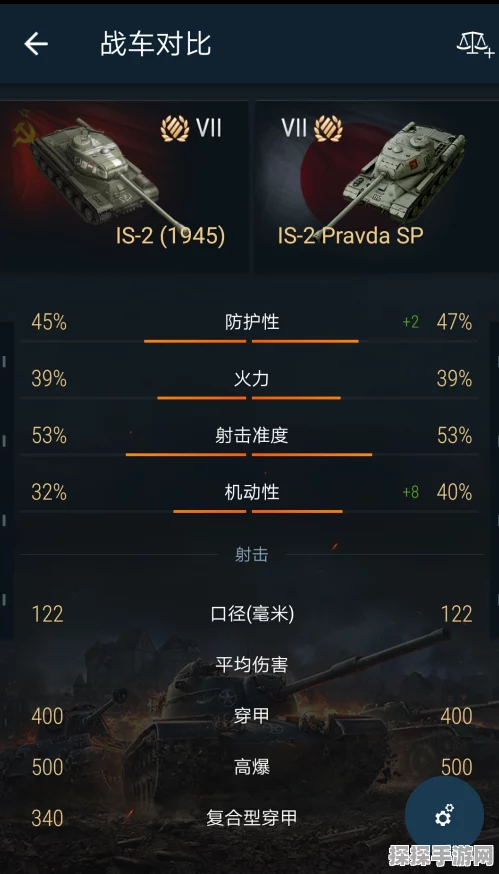坦克世界手游S系十级重坦IS-4与IS-7深度对比