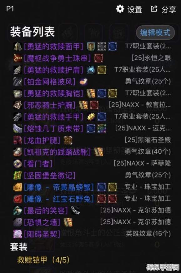 魔兽世界WLK防骑毕业装搭配攻略详解