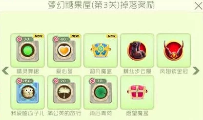球球大作战糖果岛全关卡奖励详解