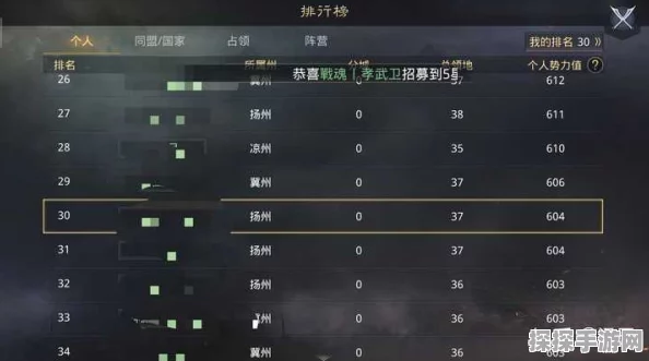率土之滨手游攻略，快速提升势力值全解析