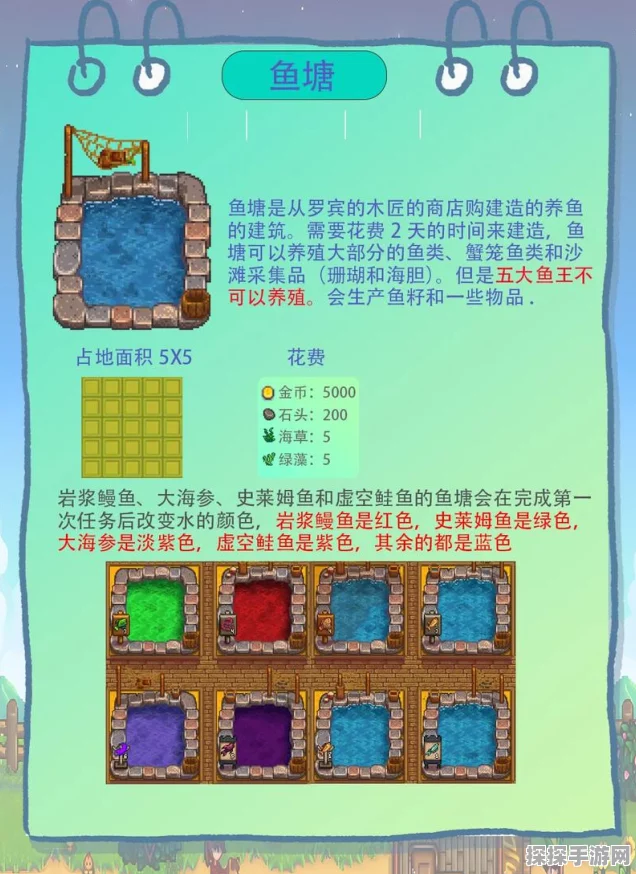 手游资讯，星露谷物语鱼塘养殖深度攻略来袭