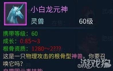 倩女幽魂手游小白龙与肥旋风灵兽深度对比解析