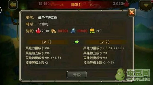 刀塔传奇博学社最高等级揭秘及升级费用全攻略