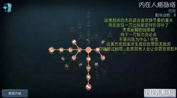 手游资讯，第五人格小丑杰克加点攻略深度解析