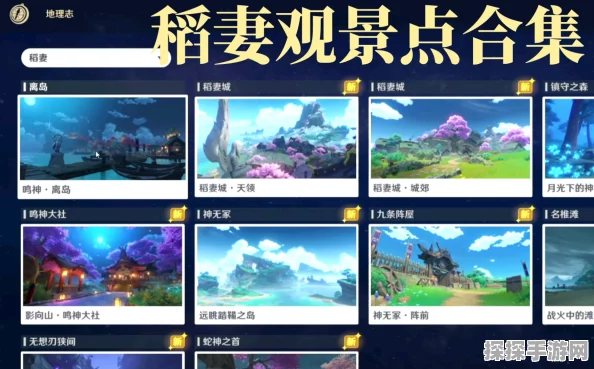 原神沙漠观景点全揭秘，地理志拍照位置指南