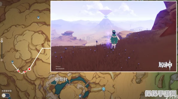 原神沙漠观景点全揭秘，地理志拍照位置指南