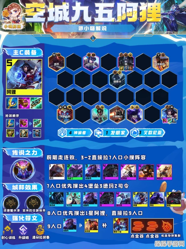 手游资讯，金铲铲之战阿狸装备搭配全攻略