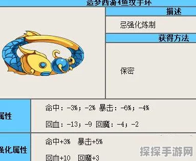 造梦西游4鱼纹项圈满级属性揭秘