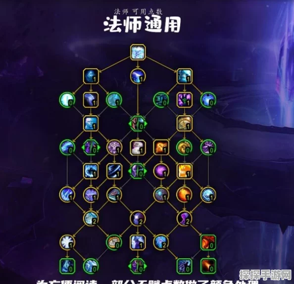 魔兽世界手游资讯，人类法师快速升级天赋加点全攻略