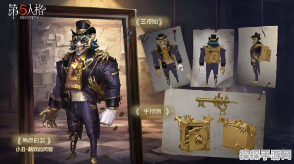 第五人格小丑皇皮肤特效详解，欧式宫廷假面舞会的最靓风采