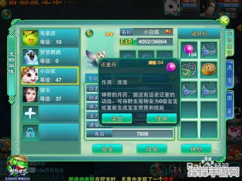 新梦想世界手游升级保护机制震撼开启，防手滑设计引领新潮流