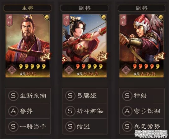 三国志战略版吴弓阵容搭配深度解析