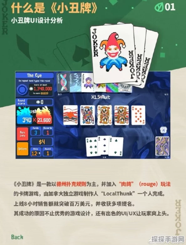 小丑牌开发者年度最佳游戏殊荣花落动物井，创新玩法与深度体验引领手游新风潮