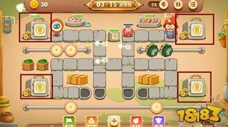 保卫萝卜3集市第10关金萝卜通关全攻略
