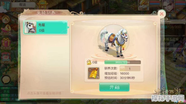 大话西游手游深度攻略，坐骑修炼必备，三坐骑高效技能推荐指南