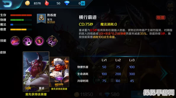 团控霸主董卓，小米超神中的坦克英雄深度剖析