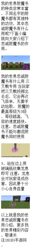 我的世界手游资讯，揭秘附魔书的使用方法与最新动态
