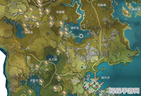 手游资讯指令，原神石珀分布位置全解析