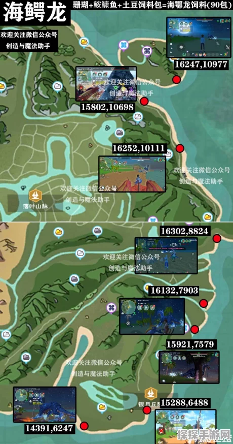 创造与魔法珊瑚位置全解析，探索海底世界的璀璨宝藏