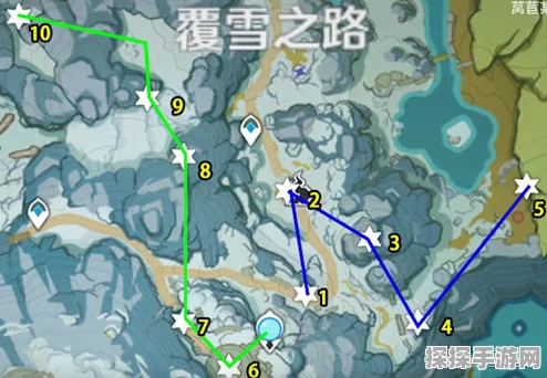 原神龙脊雪山绯红玉髓全收集路线指南