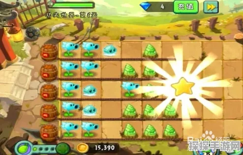 植物大战僵尸2功夫世界第十三天全三星通关攻略深度解析