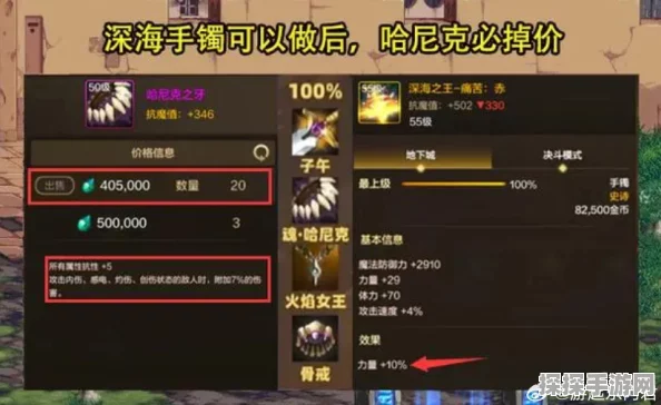 DNF手游装备交易价值与市场深度探索资讯