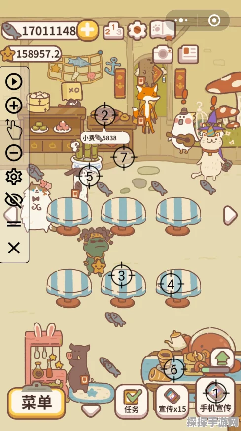 手游资讯，揭秘动物餐厅高效刷星星攻略与最新动态