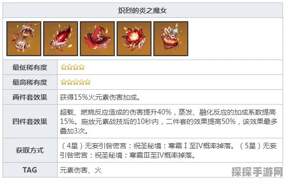 原神新版本炽烈的炎之魔女震撼发布，探索全新剧情与挑战