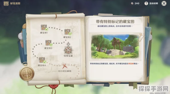 原神探险新篇，神秘藏宝处隐秘之门即将解锁，探险家们准备好了吗？