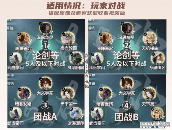 手游资讯，战斗吧剑灵天下争霸阵容搭配攻略